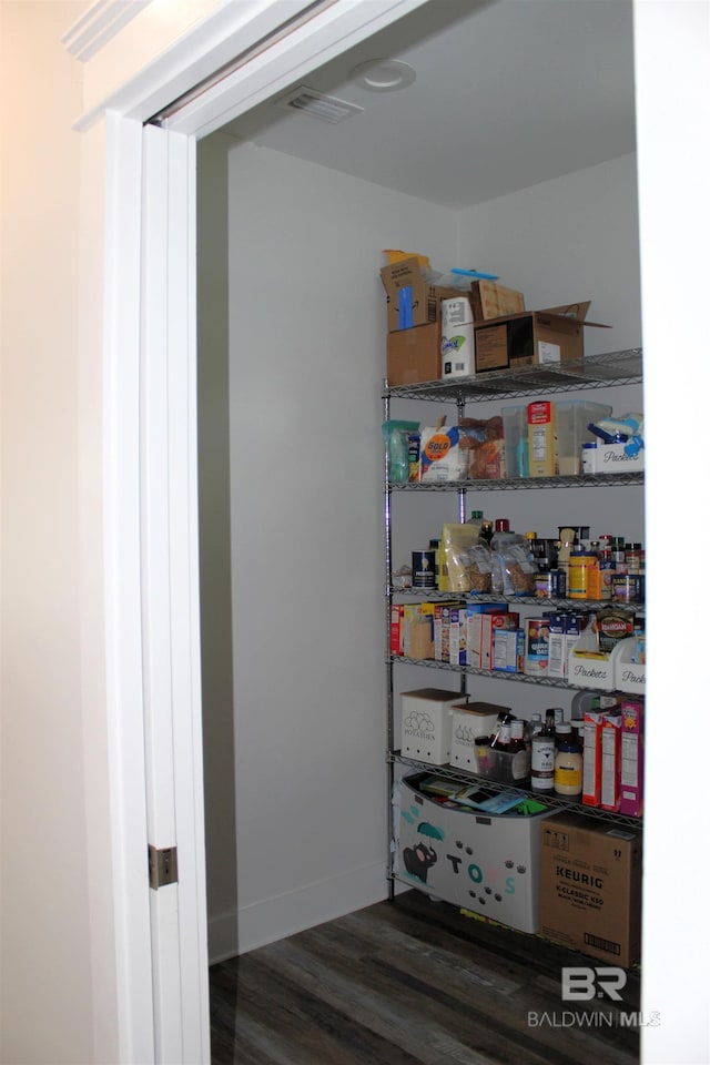 storage area featuring visible vents