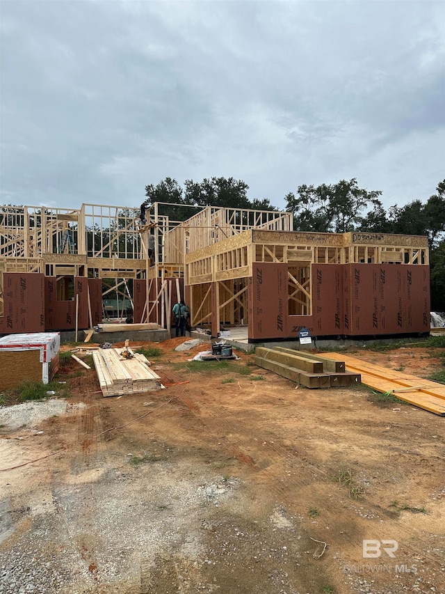 view of yard featuring a deck