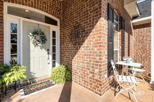 8814 N Dawes Lake Rd, Mobile, AL 36619 - entrance to property with covered porch and brick siding