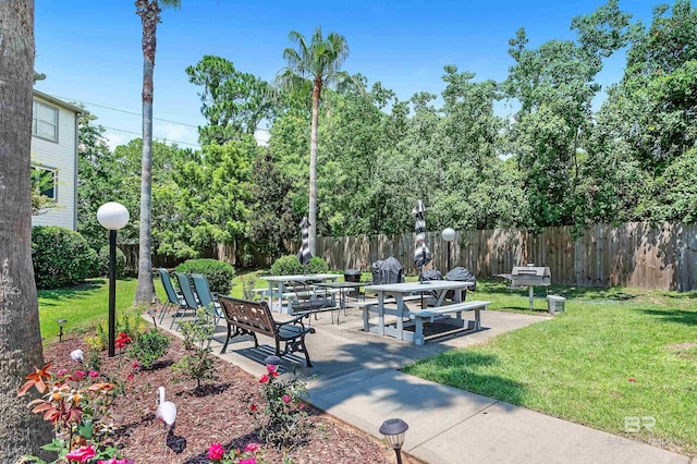 view of patio / terrace with fence