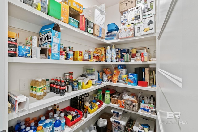 view of pantry