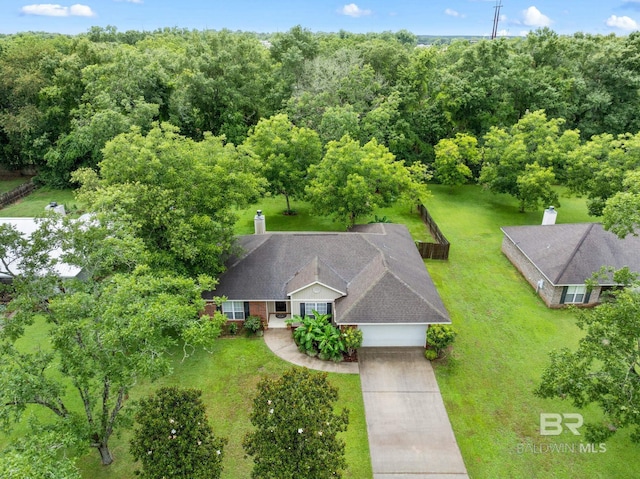 22091 Pecan Loop, Silverhill, AL 36576 - view of subject property with a forest