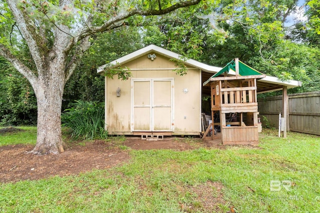 22091 Pecan Loop, Silverhill, AL 36576 - view of outbuilding