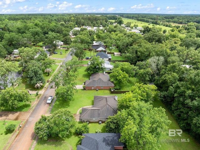22091 Pecan Loop, Silverhill, AL 36576 - aerial perspective of suburban area with a forest