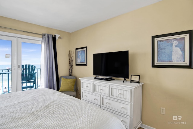 969 W Beach Blvd Unit 1503A, Gulf Shores, AL 36542 - bedroom with access to exterior and french doors