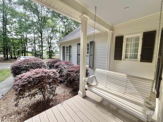 151 Mockingbird Ln, Atmore, AL 36502 - view of deck