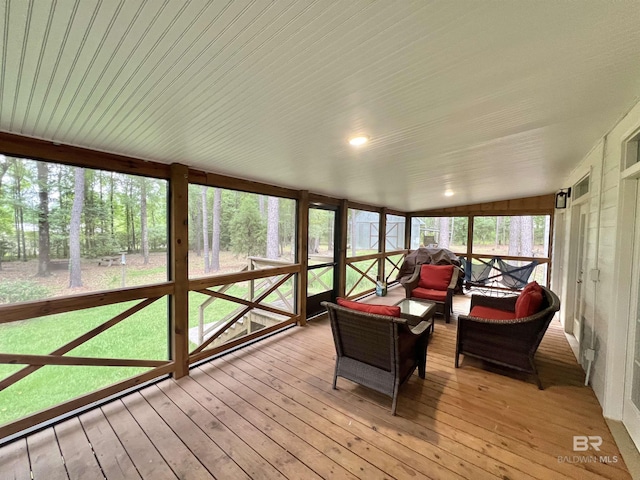151 Mockingbird Ln, Atmore, AL 36502 - sunroom / solarium featuring an outdoor hangout area