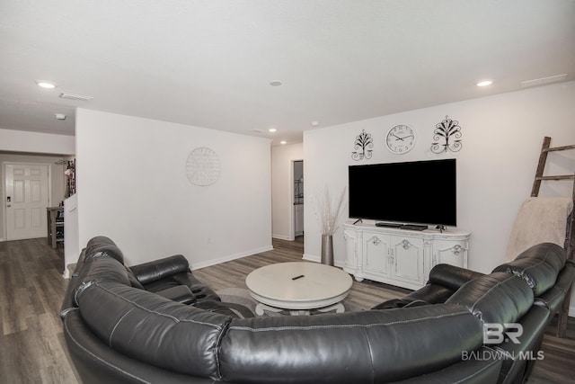 10909 Blacktail Loop, Pensacola, FL 32526 - living area with wood finished floors and recessed lighting