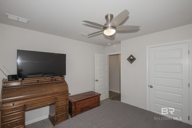 10909 Blacktail Loop, Pensacola, FL 32526 - bedroom featuring a desk and a ceiling fan