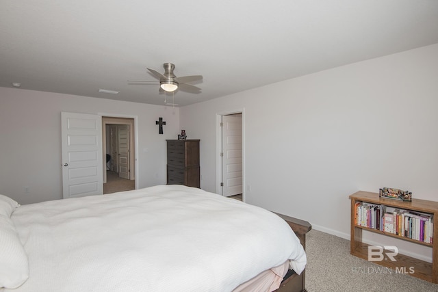 10909 Blacktail Loop, Pensacola, FL 32526 - carpeted bedroom with baseboards and a ceiling fan