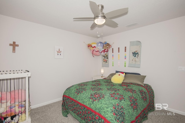 10909 Blacktail Loop, Pensacola, FL 32526 - bedroom with carpet flooring and ceiling fan