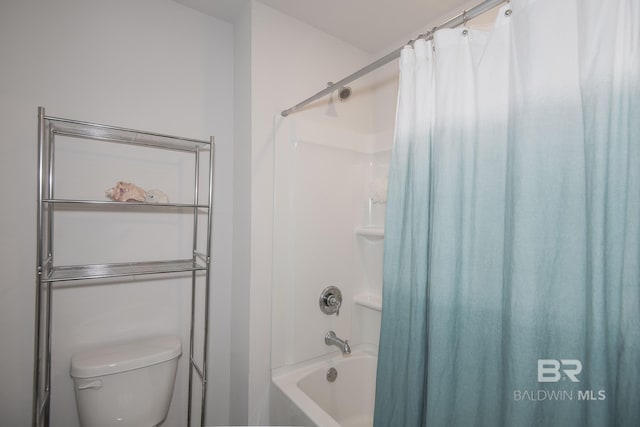 10909 Blacktail Loop, Pensacola, FL 32526 - full bath with toilet and shower / bath combination with curtain