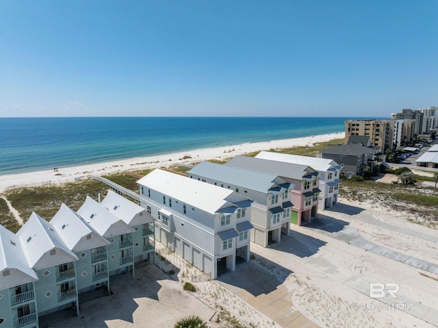 16761 Perdido Key Dr, Pensacola, FL 32507 - drone / aerial view with a water view and a view of the beach