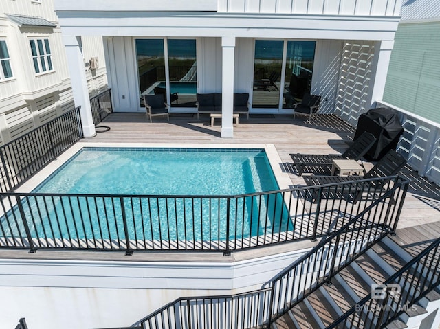 16761 Perdido Key Dr, Pensacola, FL 32507 - view of pool with a deck and area for grilling