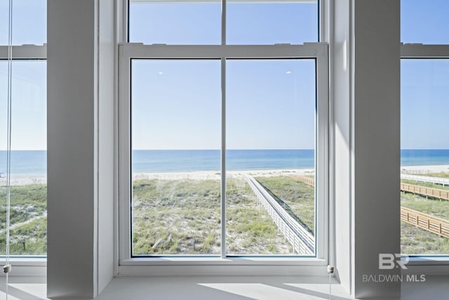 16761 Perdido Key Dr, Pensacola, FL 32507 - room details with a view of the beach and a water view