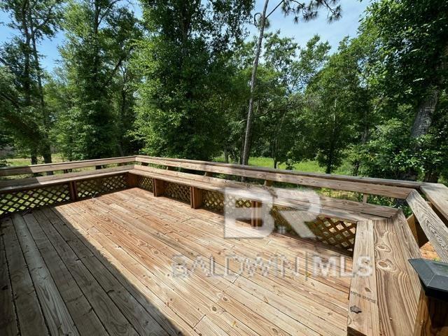 32807 N Pickens Ave, Lillian, AL 36549 - view of wooden terrace