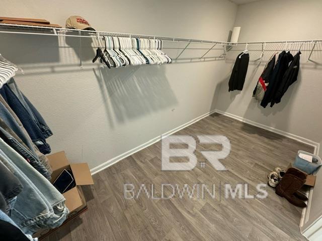 32807 N Pickens Ave, Lillian, AL 36549 - walk in closet with wood finished floors