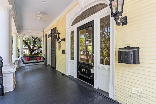 251 S Georgia Ave, Mobile, AL 36604 - property entrance featuring a porch