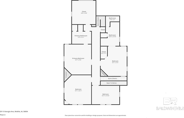 251 S Georgia Ave, Mobile, AL 36604 - plan