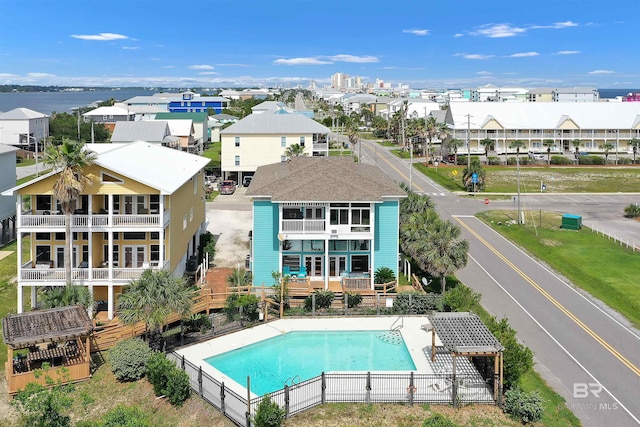 201 W 13th St Unit 2 B, Gulf Shores, AL 36542 - back of property with a community pool