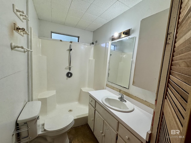 42186 Nicholsville Rd, Bay Minette, AL 36507 - bathroom with a walk in shower, toilet, and vanity
