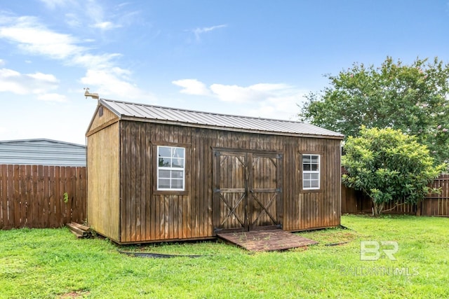 10234 Scott Plantation Dr, Mobile, AL 36695 - view of shed with a fenced backyard