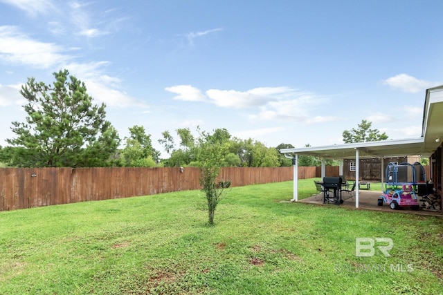 10234 Scott Plantation Dr, Mobile, AL 36695 - fenced backyard featuring a patio