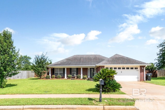 10234 Scott Plantation Dr, Mobile, AL 36695 - single story home featuring an attached garage, concrete driveway, and brick siding