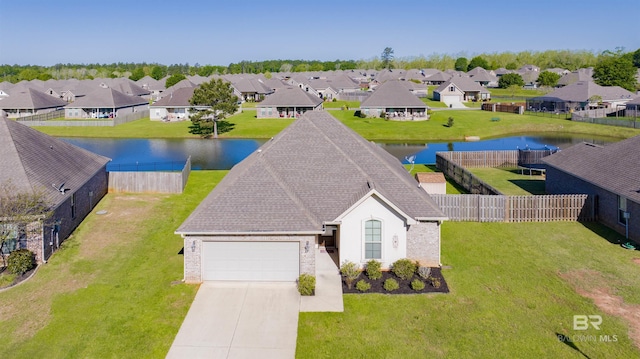 21105 Zinfandel Ln, Silverhill, AL 36576 - birds eye view of property with a water view and a residential view