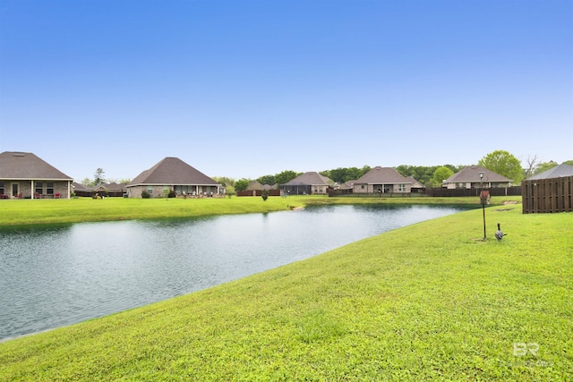 21105 Zinfandel Ln, Silverhill, AL 36576 - property view of water featuring fence