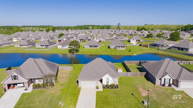 21105 Zinfandel Ln, Silverhill, AL 36576 - drone / aerial view with a water view and a residential view