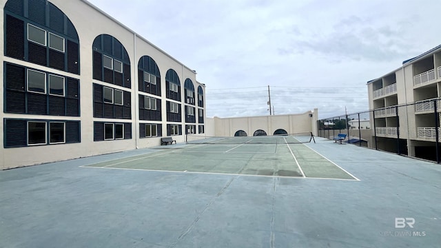 view of sport court with basketball court