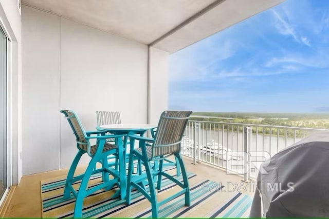 balcony with grilling area