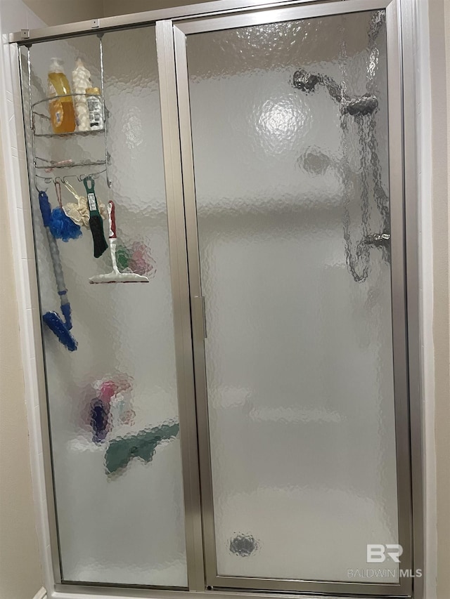 full bath featuring a shower stall