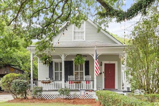 20 Hurlbert St, Mobile, AL 36607 - view of front of property with a porch and a shingled roof
