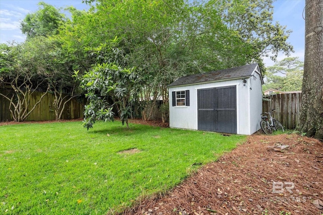 20 Hurlbert St, Mobile, AL 36607 - view of yard with a storage unit and an outdoor structure