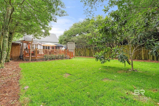 20 Hurlbert St, Mobile, AL 36607 - view of yard with a deck