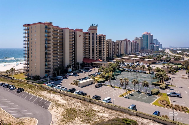 24400 Perdido Beach Blvd Unit 701, Orange Beach, AL 36561 - birds eye view of property featuring a view of city and a water view