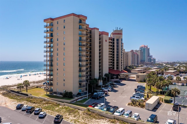 24400 Perdido Beach Blvd Unit 701, Orange Beach, AL 36561 - view of property featuring a city view, a beach view, and a water view