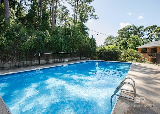 view of pool