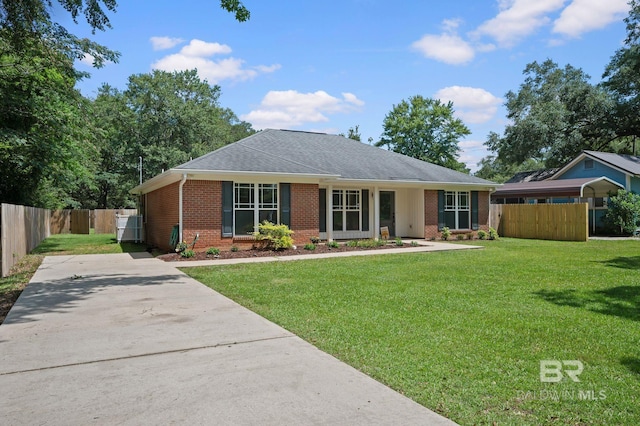602 W 4th St, Bay Minette, AL 36507 - single story home with brick siding and concrete driveway