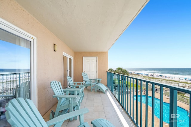 969 W Beach Blvd Unit 1306, Gulf Shores, AL 36542 - balcony featuring view of water and beach and view of pool