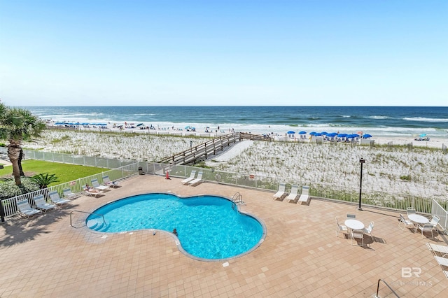 969 W Beach Blvd Unit 1306, Gulf Shores, AL 36542 - community pool featuring view of water and beach and a patio area