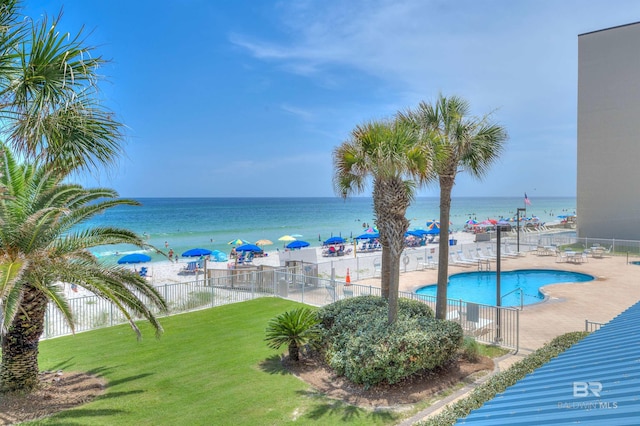 969 W Beach Blvd Unit 1306, Gulf Shores, AL 36542 - community pool with a water view and a patio area