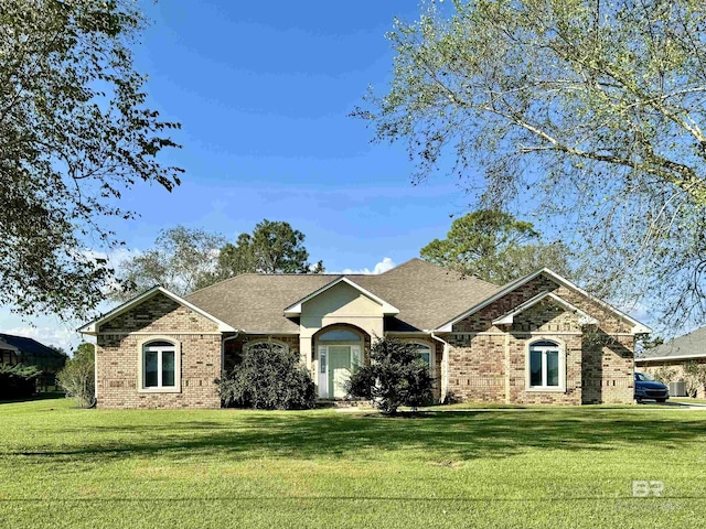 22835 County Road 12, Foley, AL 36535 - view of front of property with brick siding and a front lawn