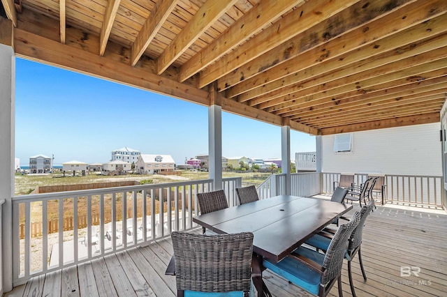 1337 W Lagoon Ave, Gulf Shores, AL 36542 - deck with outdoor dining area
