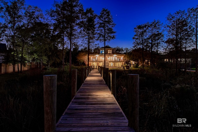 view of rear view of property