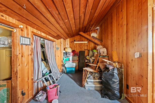 view of storage room