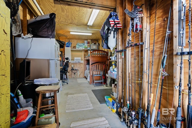 view of storage room