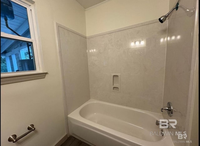 bathroom featuring shower / bathing tub combination